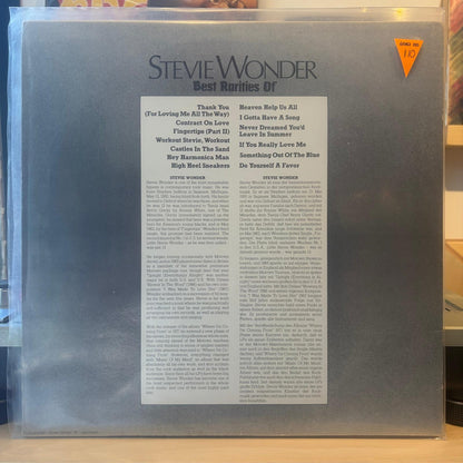 Stevie Wonder - Best Rarities Of Stevie Wonder Vol 1 Looking Back