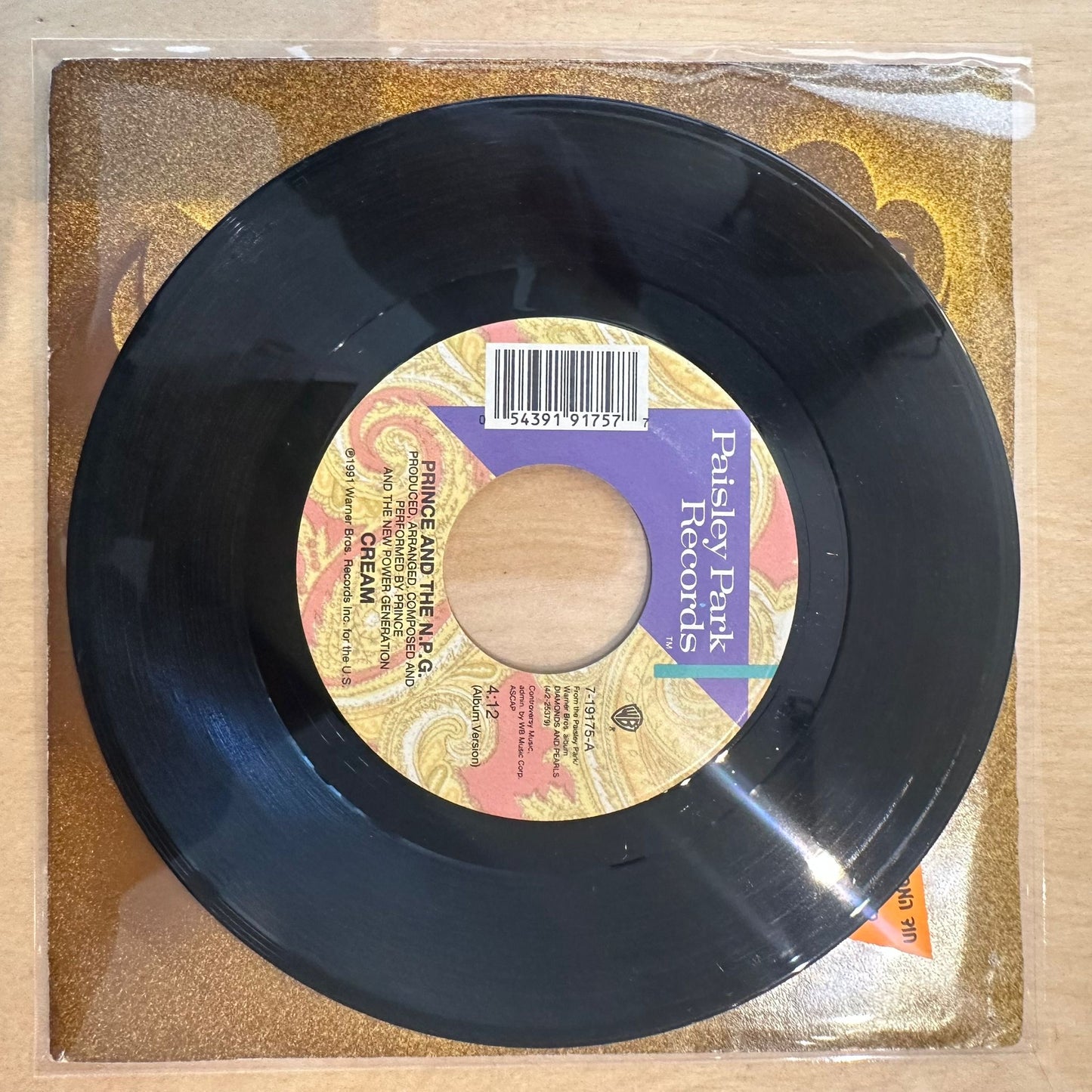 Prince And The N.P.G — Cream 7"