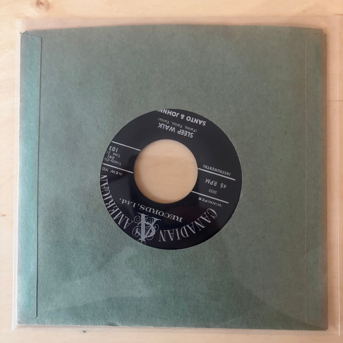 Santo & Johnny - Sleep Walk / All Night Diner