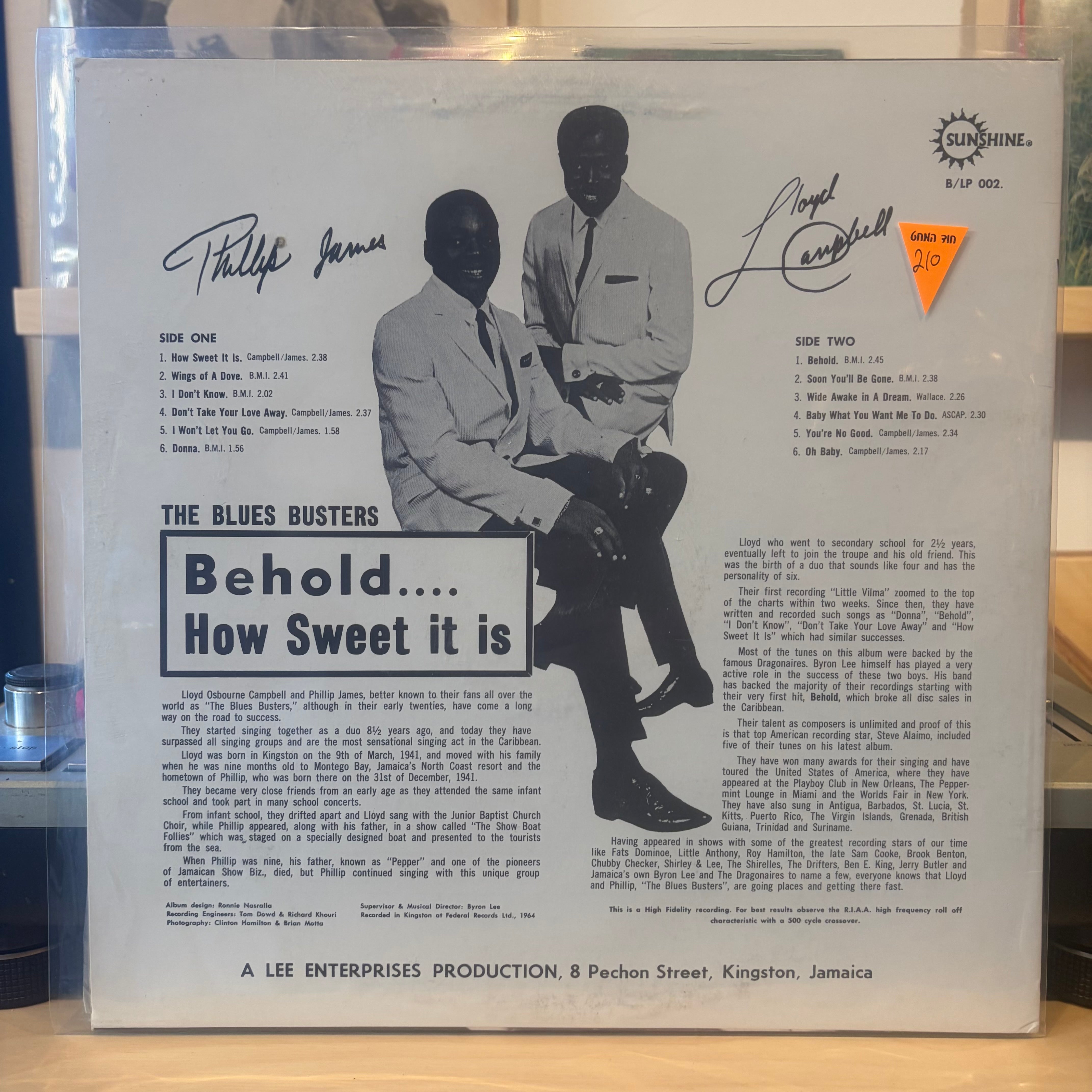 Blues Busters - BeholdHow Sweet It Is - חוד המחט