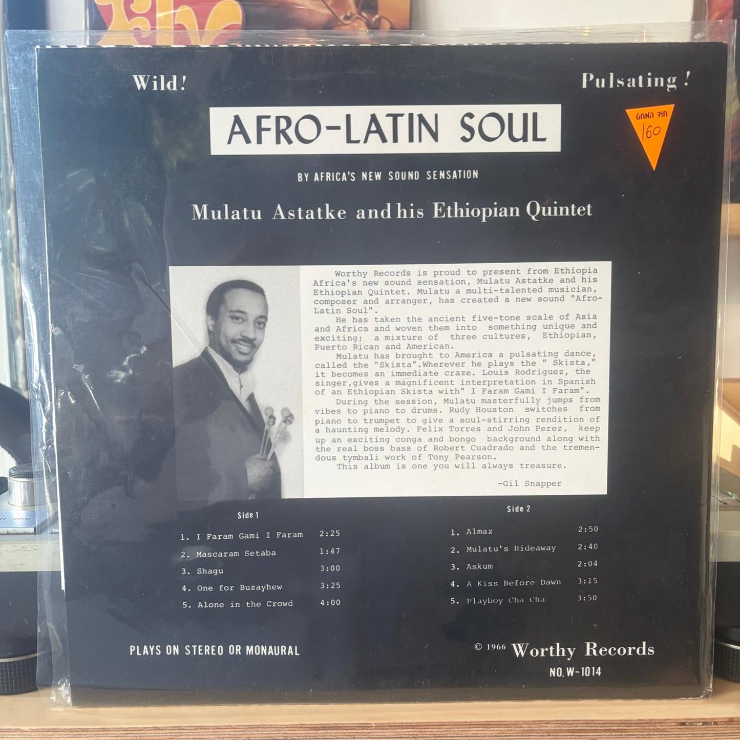 Mulatu Astatke & His Ethiopian Quintet - Afro-Latin Soul