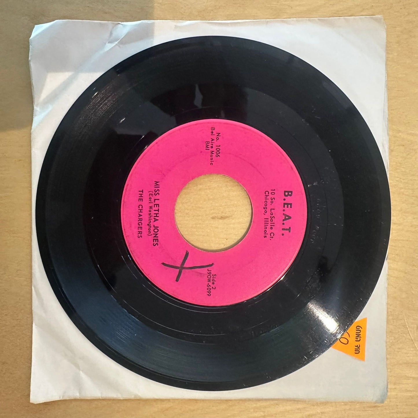 The Chargers — The Large Charge / Miss Letha Jones 7"