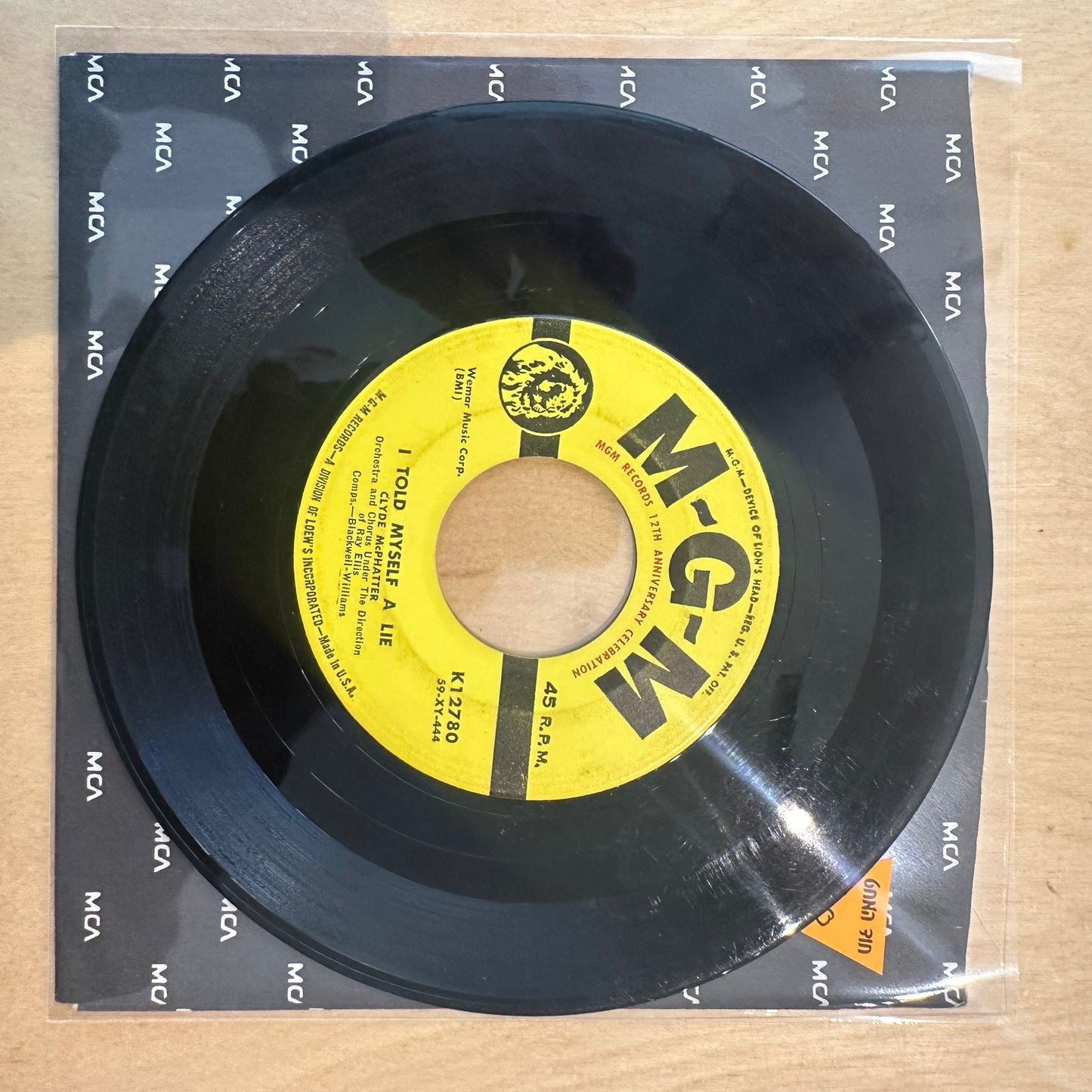 Clyde McPhatter — I Told Myself A Lie 7"