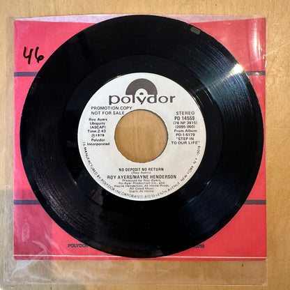 Roy Ayers / Wayne Henderson - No Deposit No Return (7")