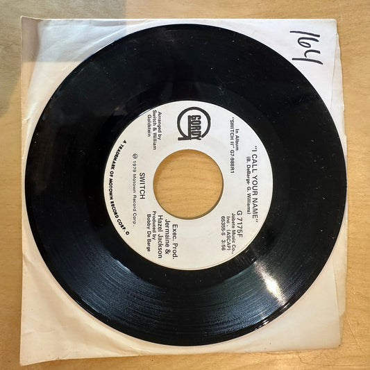 Switch - I Call Your Name (7", promo)