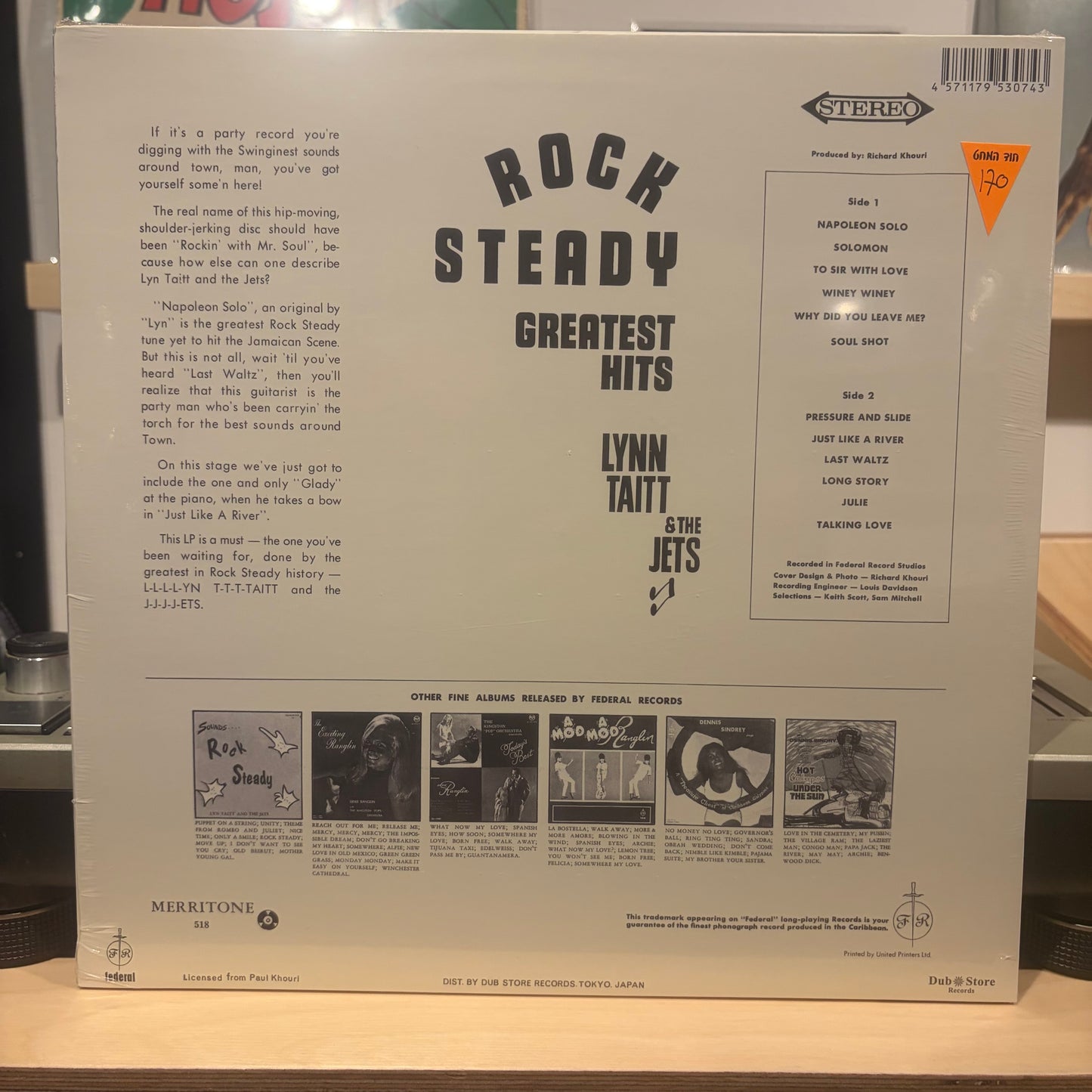 Lynn Taitt & The Jets - Rock Steady Greatest Hits
