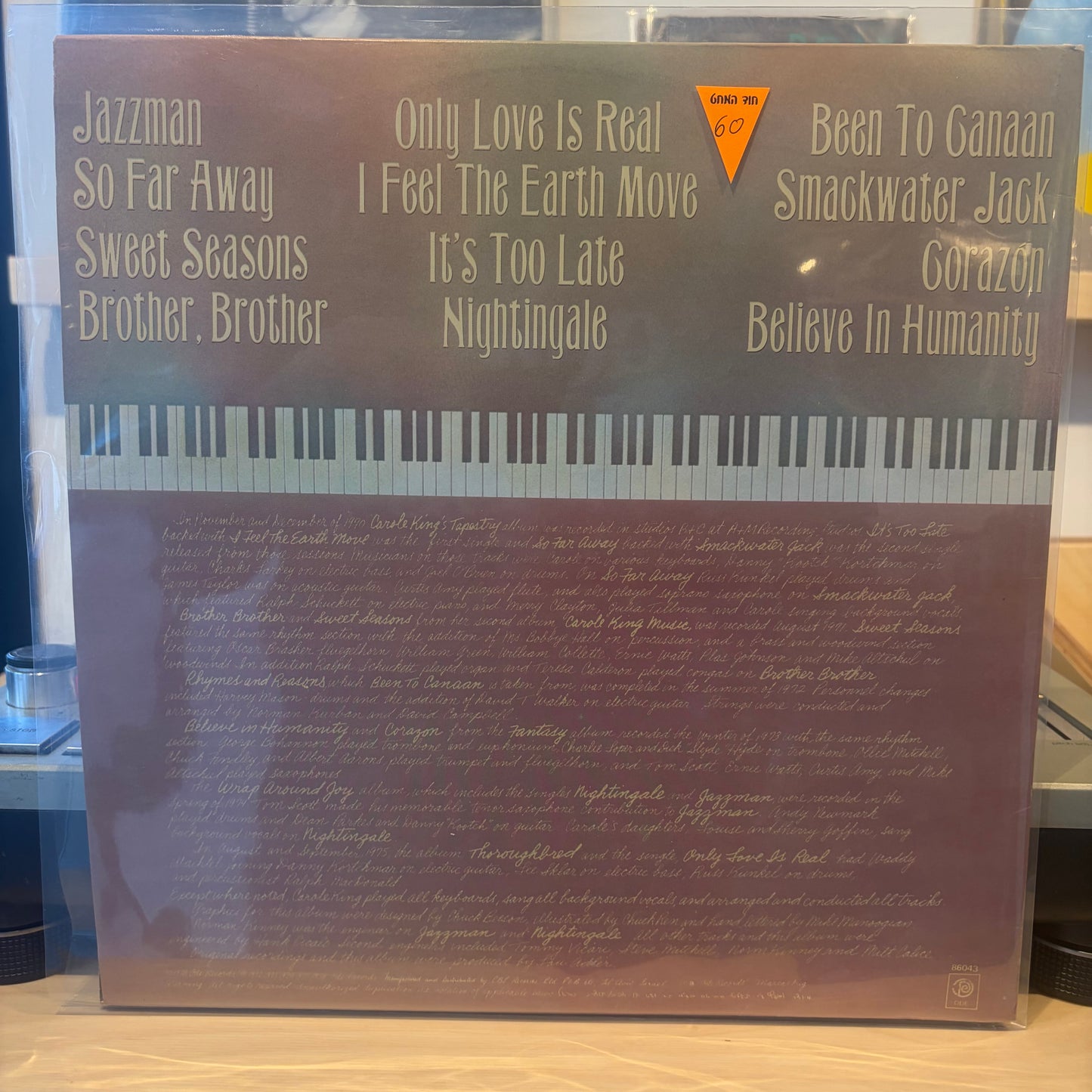 Carole King - Her Greatest Hits Songs Of Long Ago