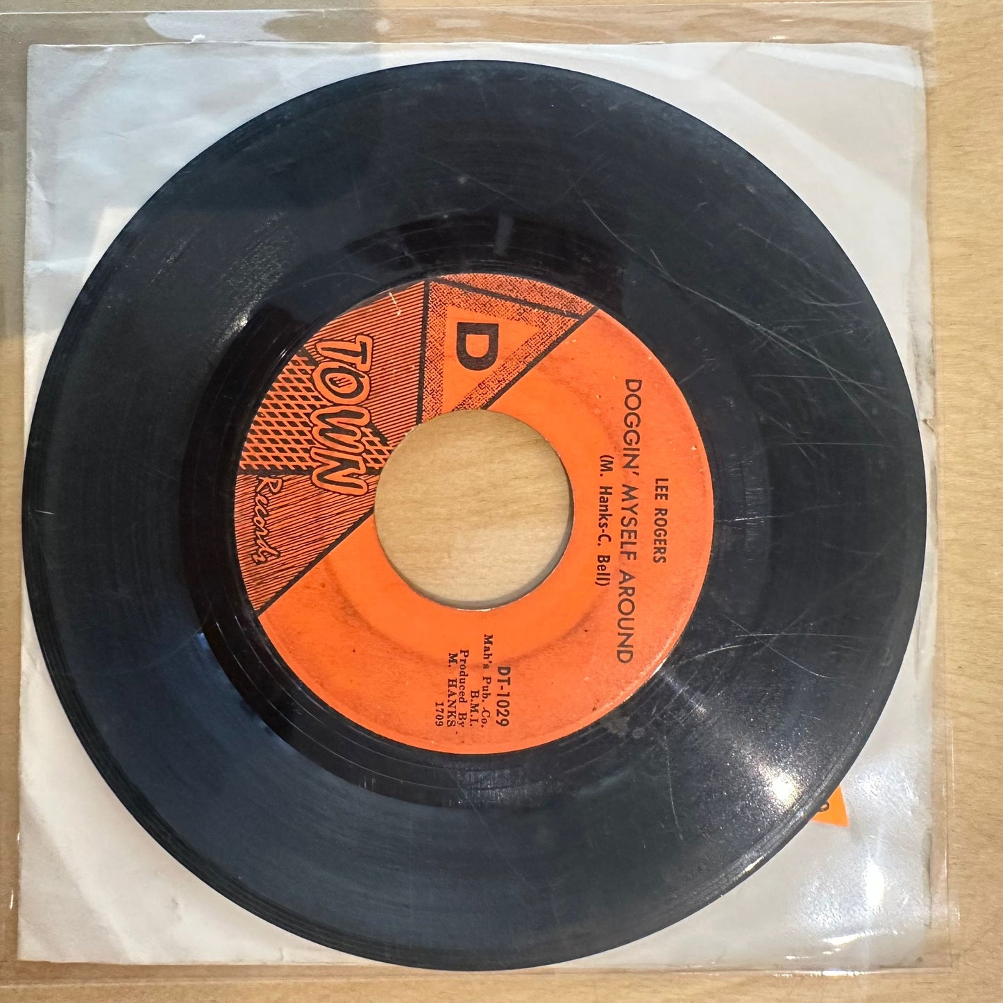 Lee Rogers — Doggin' Myself Around / Sad Affair 7"