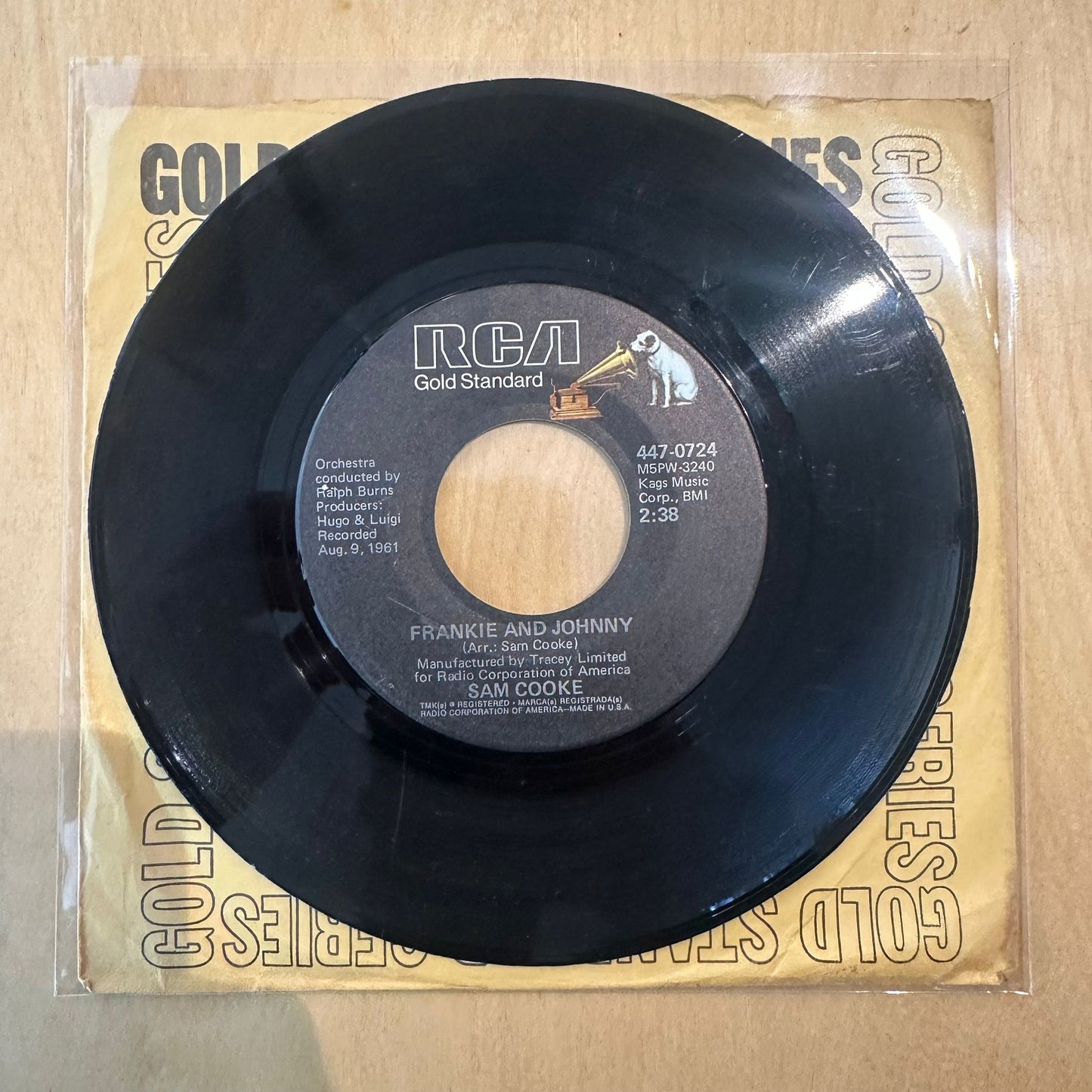 Sam Cooke — Frankie And Johnny / Good Times 7"