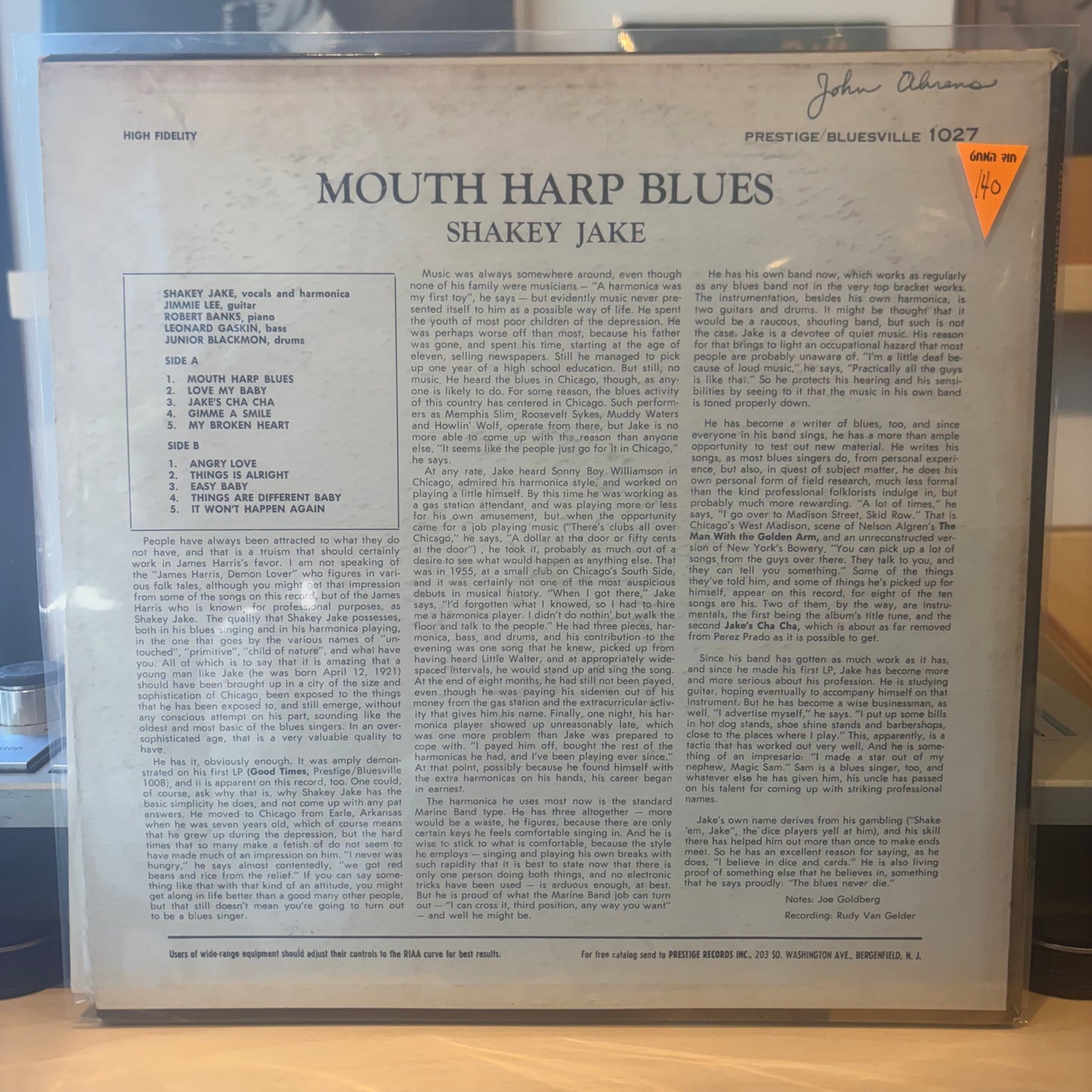 Shakey Jake - Mouth Harp Blues