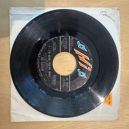 Al Green — Here I Am (Come And Take Me) / I'm Glad Your Mine 7"