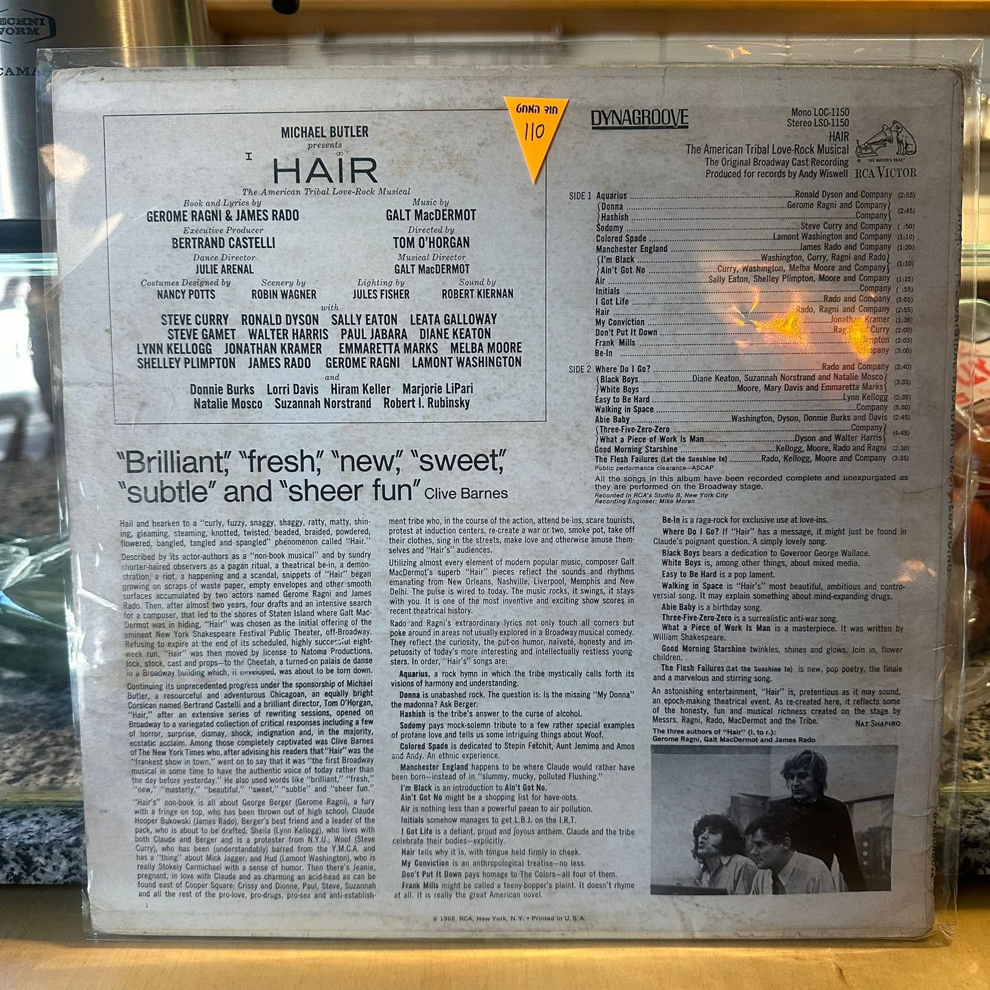 Hair - The American Tribal Love-Rock Musical (The Original Broadway Cast Recording)