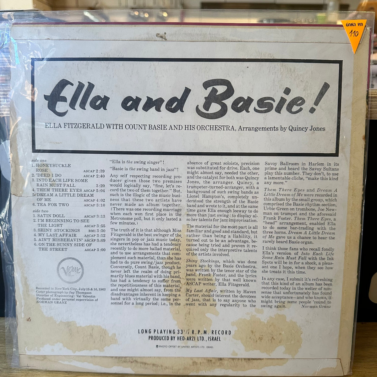 Count Basie and Ella Fitzgerald - Ella and Basie!