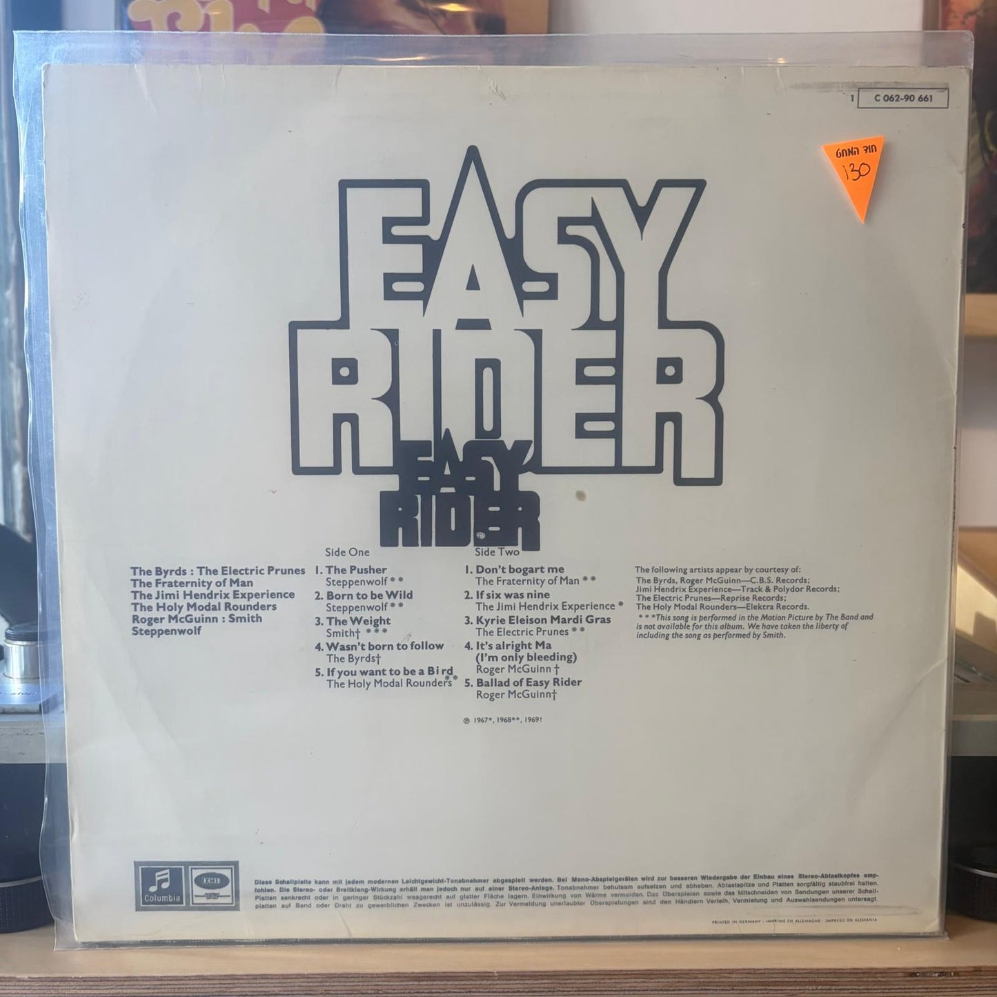 Various - Easy Rider (Songs As Performed In The Motion Picture)