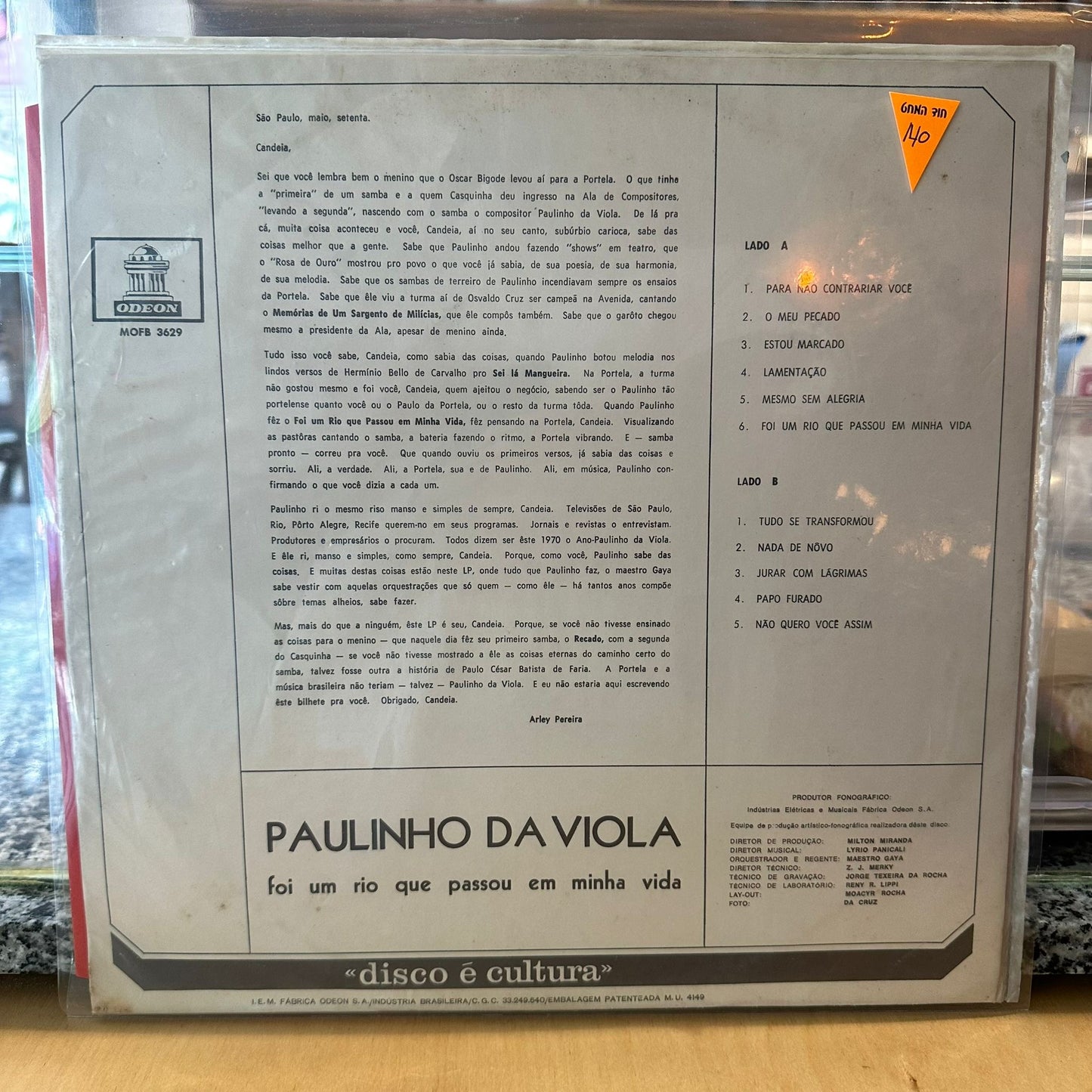 Paulinho Da Viola – Foi Um Rio Que Passou Em Minha Vida