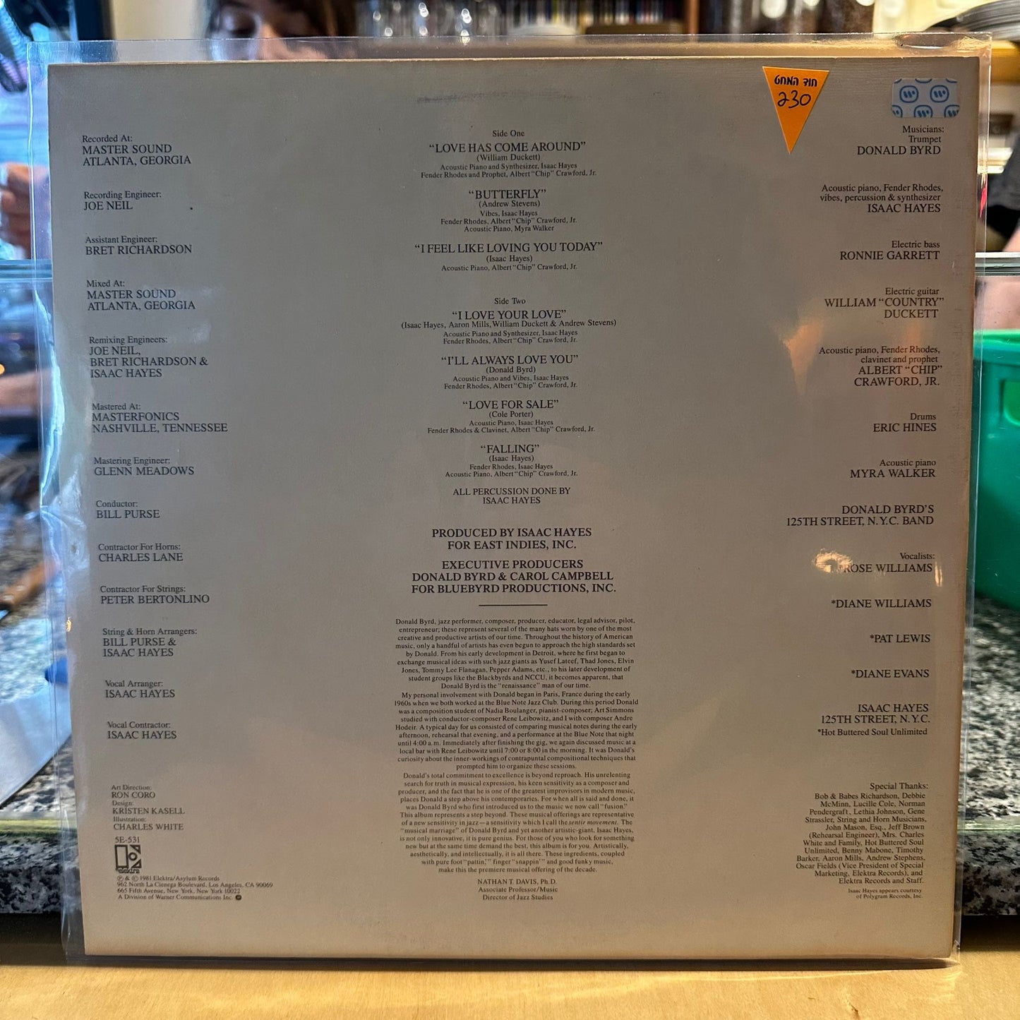 Donald Byrd & 125th Street, N.Y.C. – Love Byrd