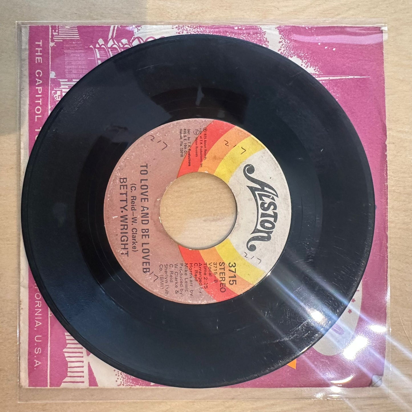 Betty Wright — Ooola La / To Love And Be Loved 7"