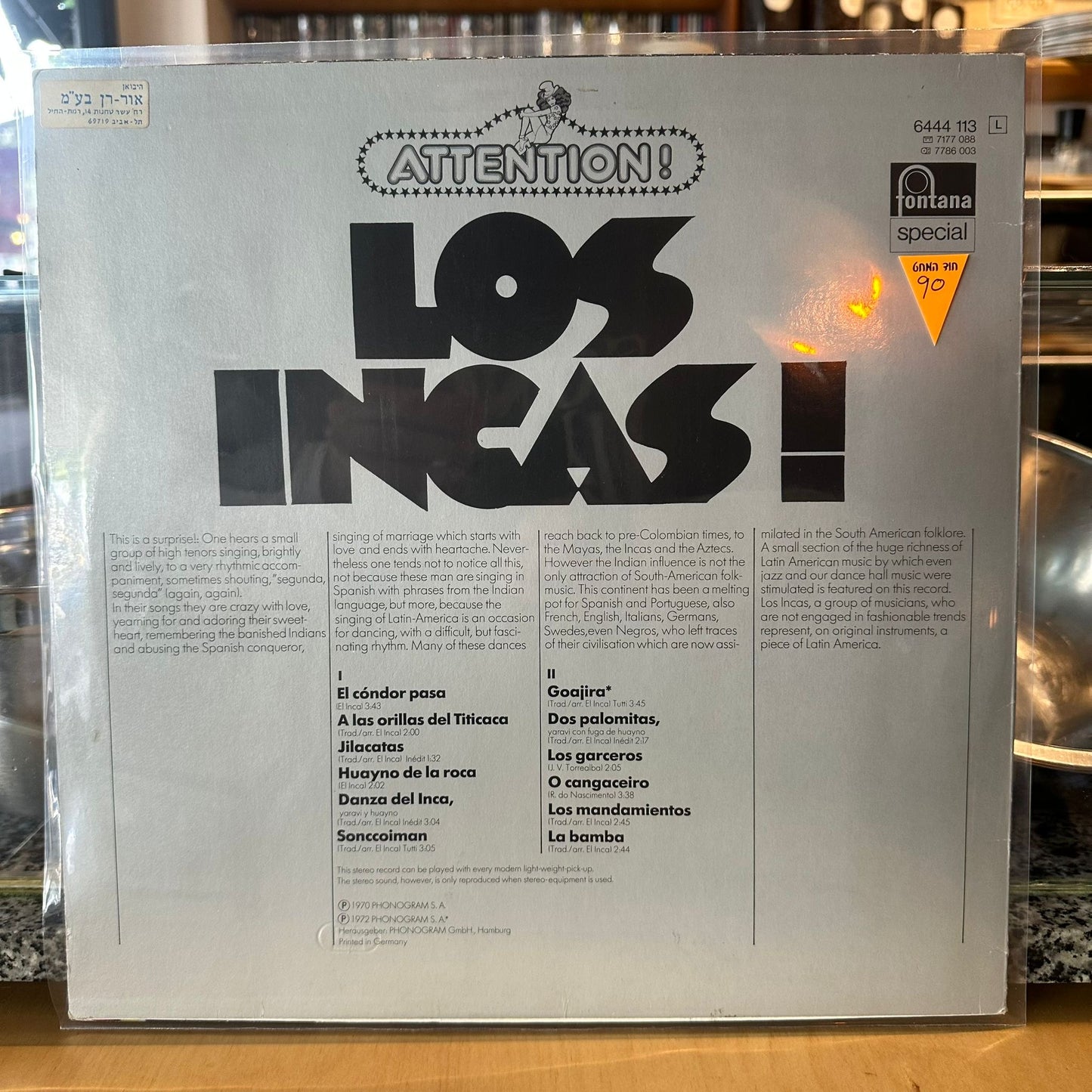 Los Incas - Attention! Los Incas!