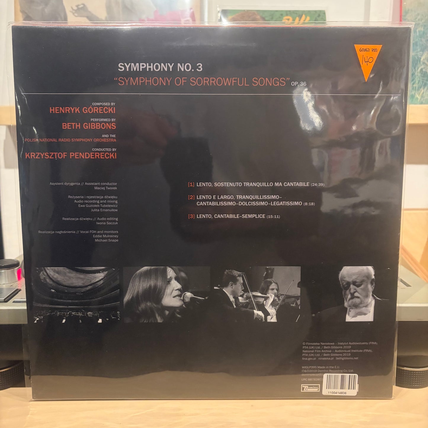 Henryk Górecki Performed By Beth Gibbons And The Polish National Radio Symphony Orchestra Conducted By Krzysztof Penderecki - Symphony No. 3 "Symphony Of Sorrowful Songs" Op. 36