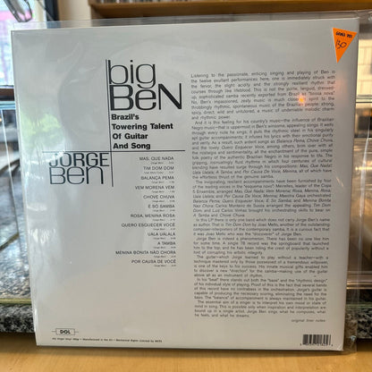 Jorge Ben – Big Ben (Brazil's Towering Talent Of Guitar And Song)