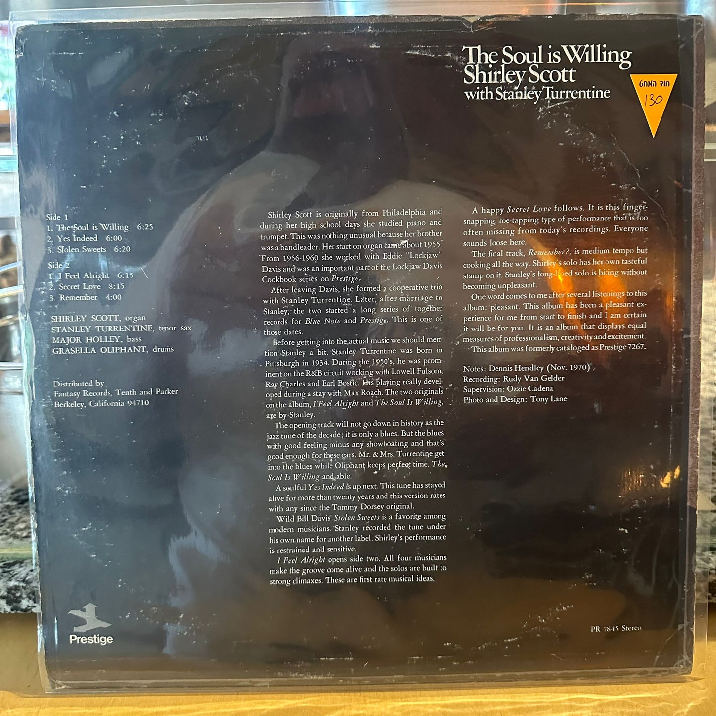 Shirley Scott With Stanley Turrentine – The Soul Is Willing