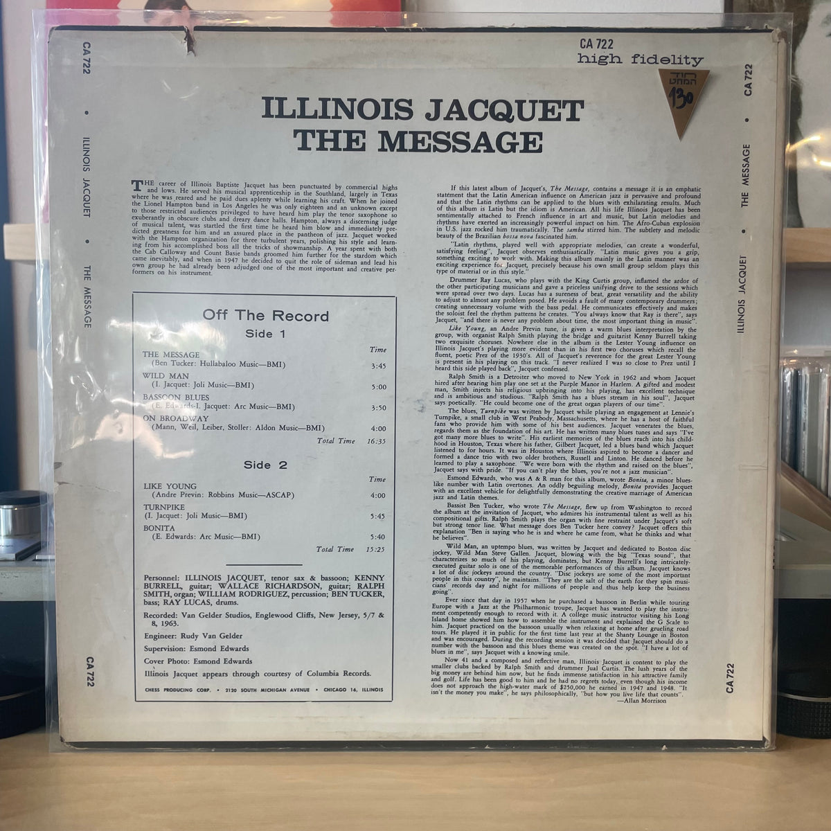 Illinois Jacquet - The Message