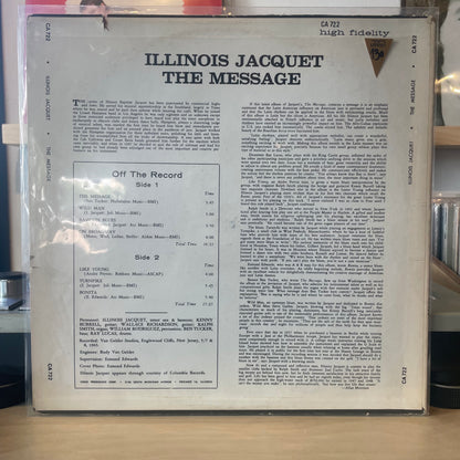 Illinois Jacquet - The Message