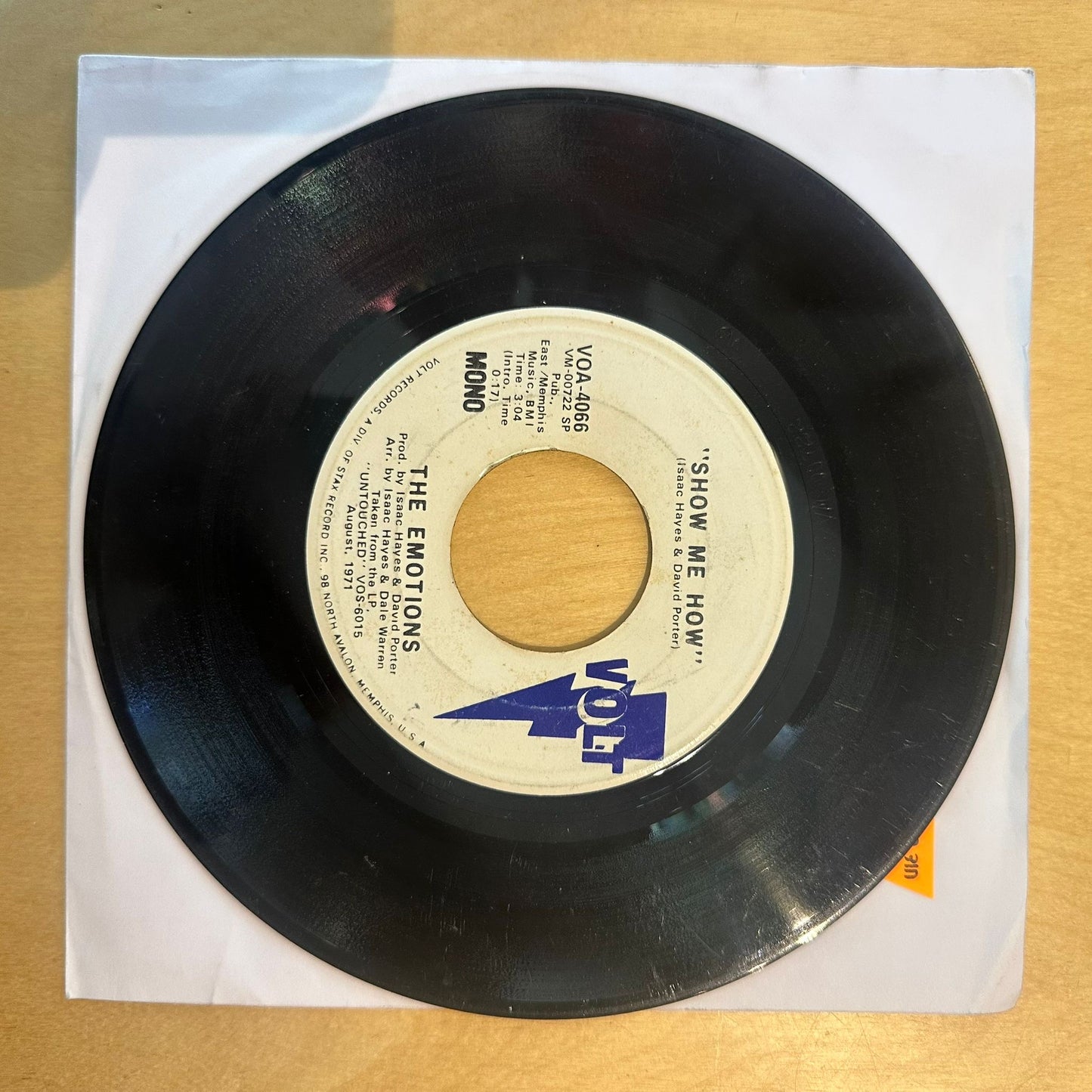 The Emotions — Show Me How 7"