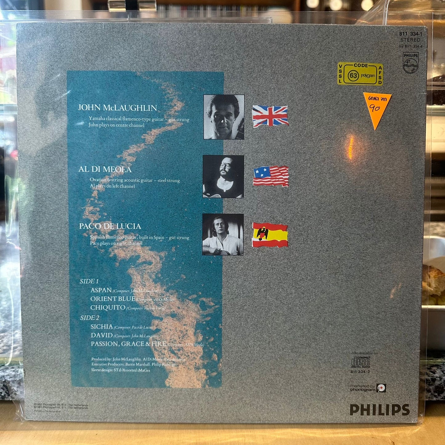 John McLaughlin, Al Di Meola, Paco De Lucia - Passion, Grace & Fire