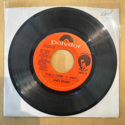 James Brown — My Thang / Public Enemy #1 7"