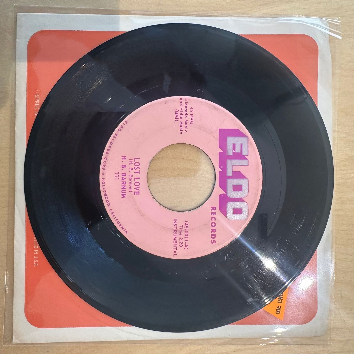 H.B. Barnum — Lost Love / Hallelujah 7"