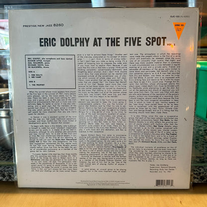 Eric Dolphy – At The Five Spot, Volume 1.
