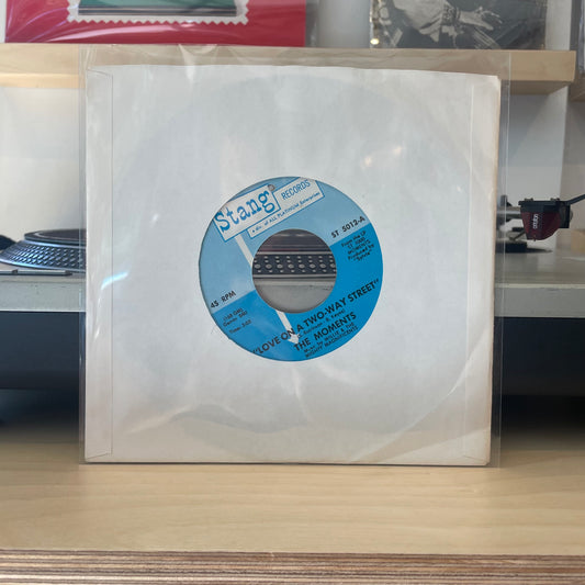 The Moments - Love On A Two-Way Street (7")