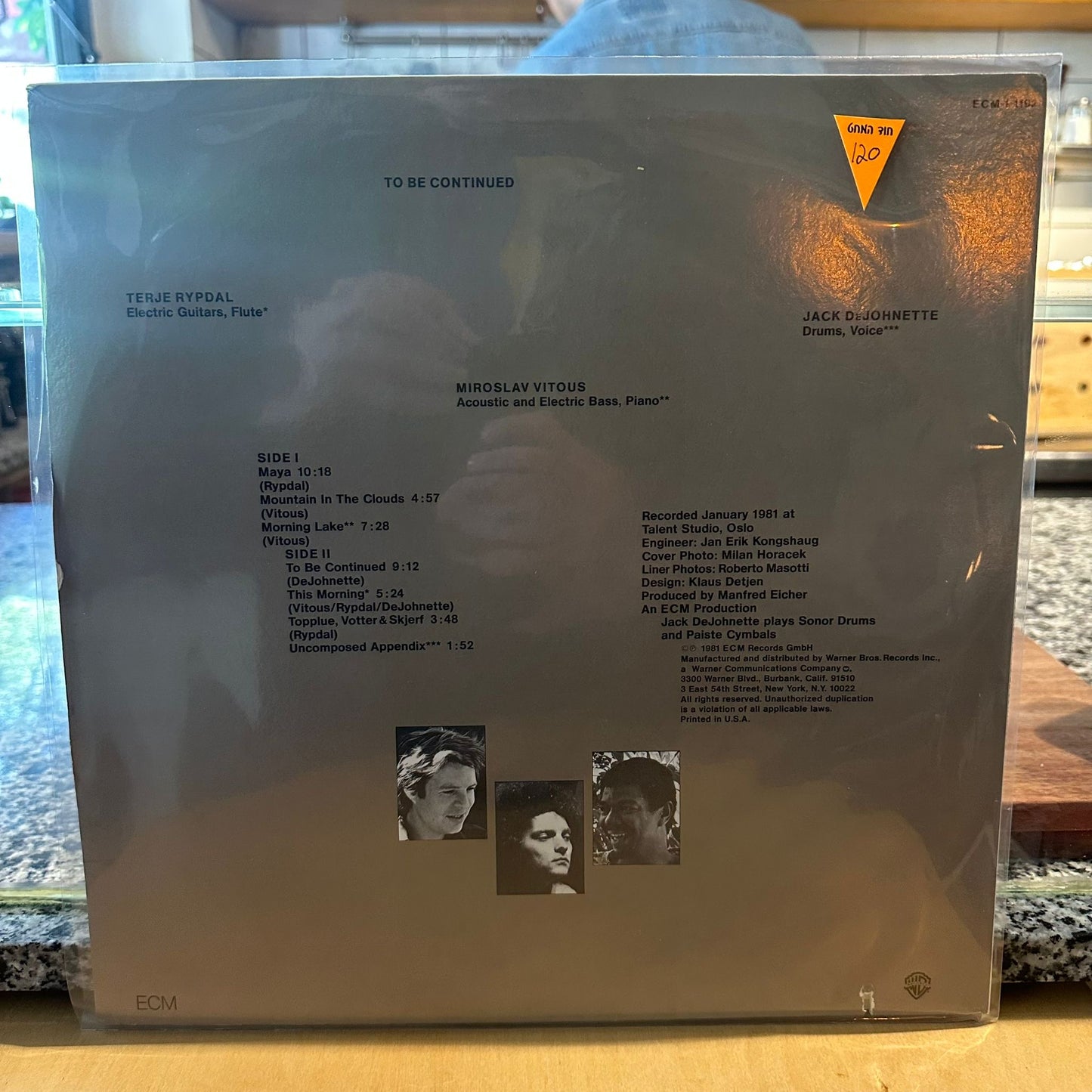 Terje Rypdal / Miroslav Vitous / Jack DeJohnette - To Be Continued