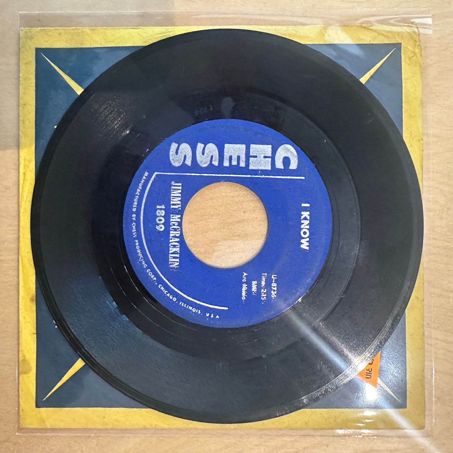 Jimmy McCracklin — I Know / Later On 7"