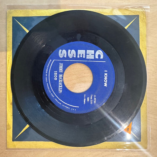 Jimmy McCracklin — I Know / Later On 7"