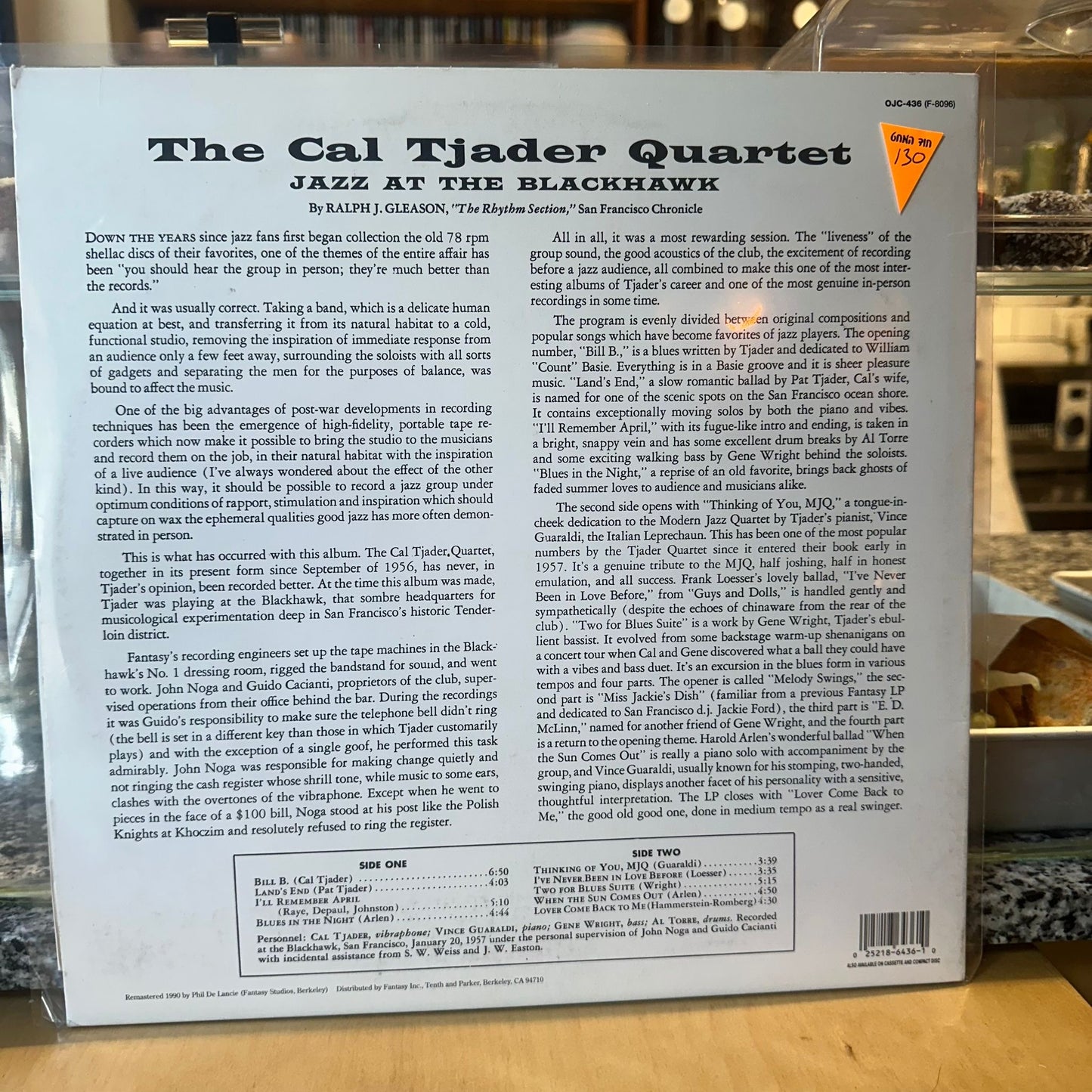 Cal Tjader Quartet - Jazz At The Blackhawk