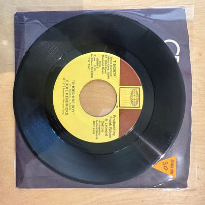 Eddie Kendricks — Shoeshine Boy / Hooked On Your Love 7"