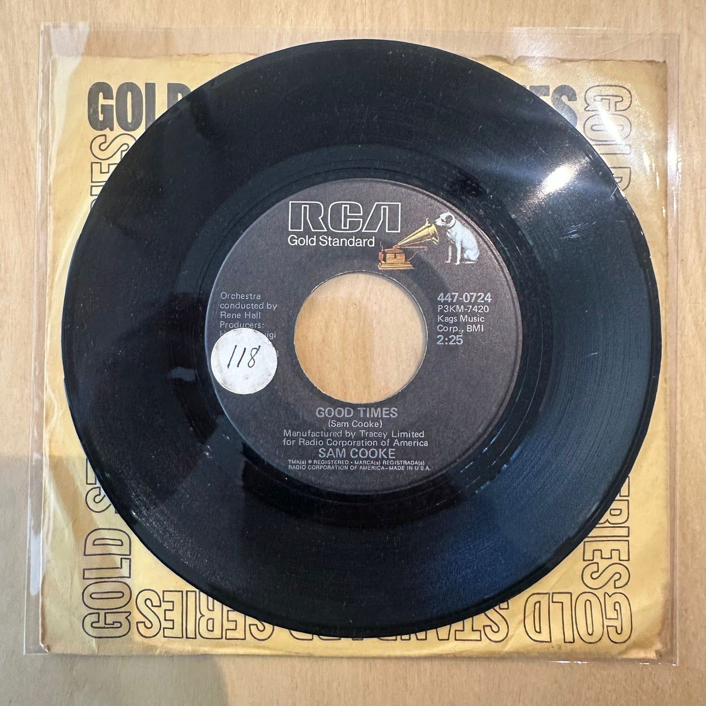Sam Cooke — Frankie And Johnny / Good Times 7"