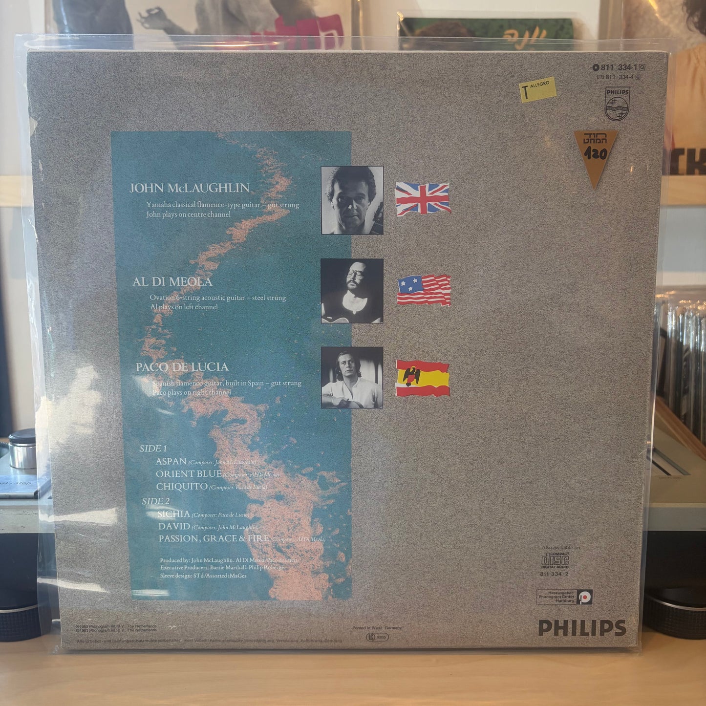 John McLaughlin - Al Di Meola - Paco De Lucía - Passion, Grace & Fire