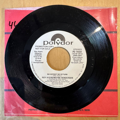 Roy Ayers / Wayne Henderson - No Deposit No Return (7")