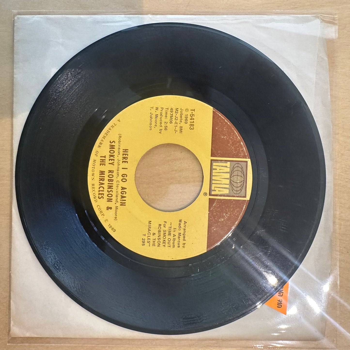Smokey Robinson & The Miracles — Doggone Right / Here I Go Again 7"