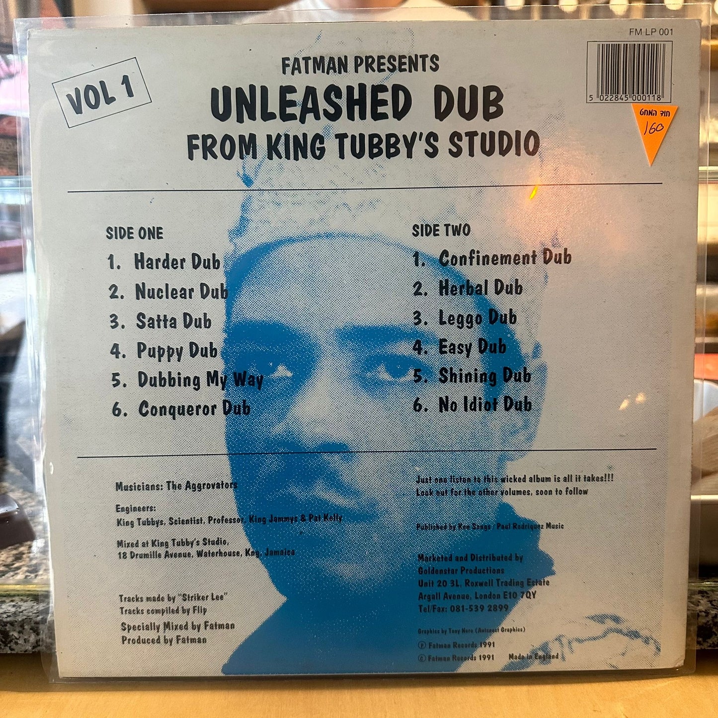 King Tubby - Fatman Presents: Unleashed Dub From King Tubby's Studio Vol. 1