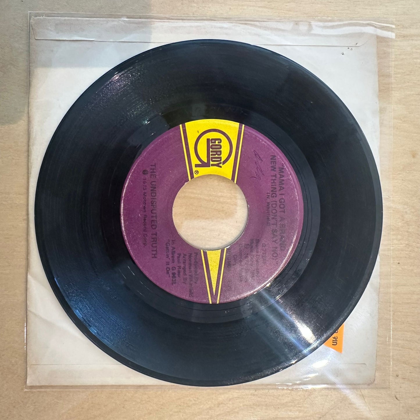 The Undisputed Truth — Mama I Got A Brand New Thing (Don't Say No) / Gonna Keep On Tryin' Till I Win Your Love 7"