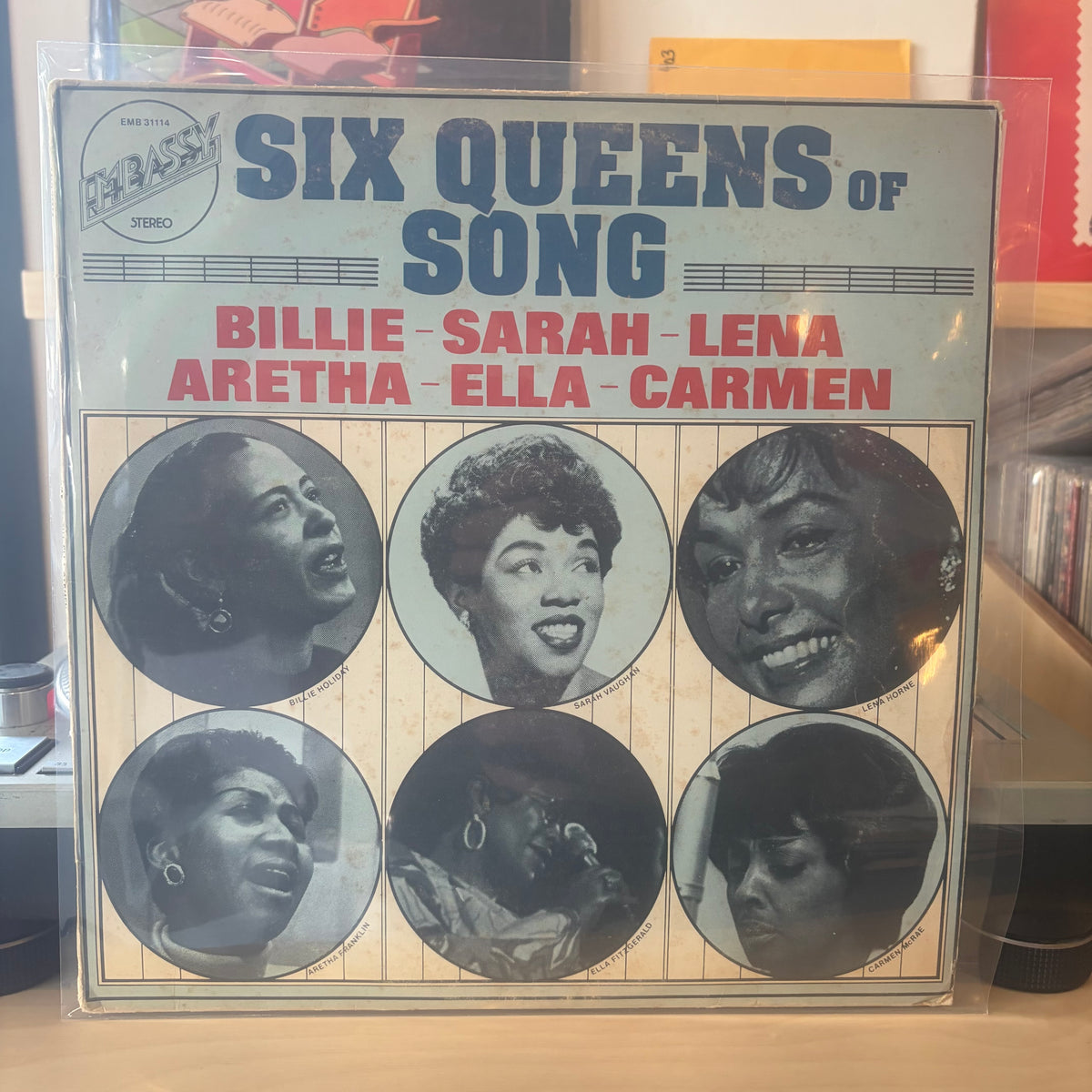 Various - Six Queens Of Song - Billie, Sarah, Lena, Aretha, Ella, Carmen