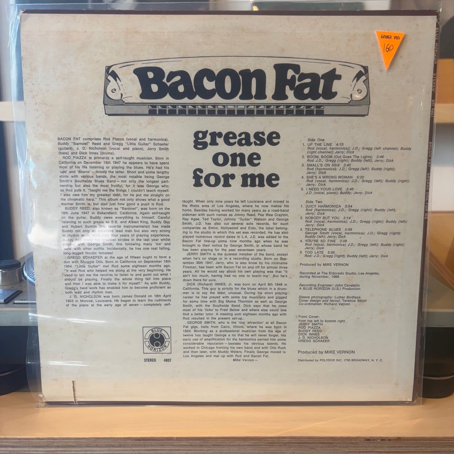 Bacon Fat - Grease One For Me