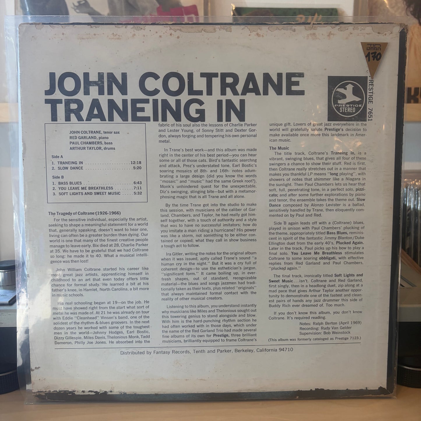 John Coltrane - Traneing In