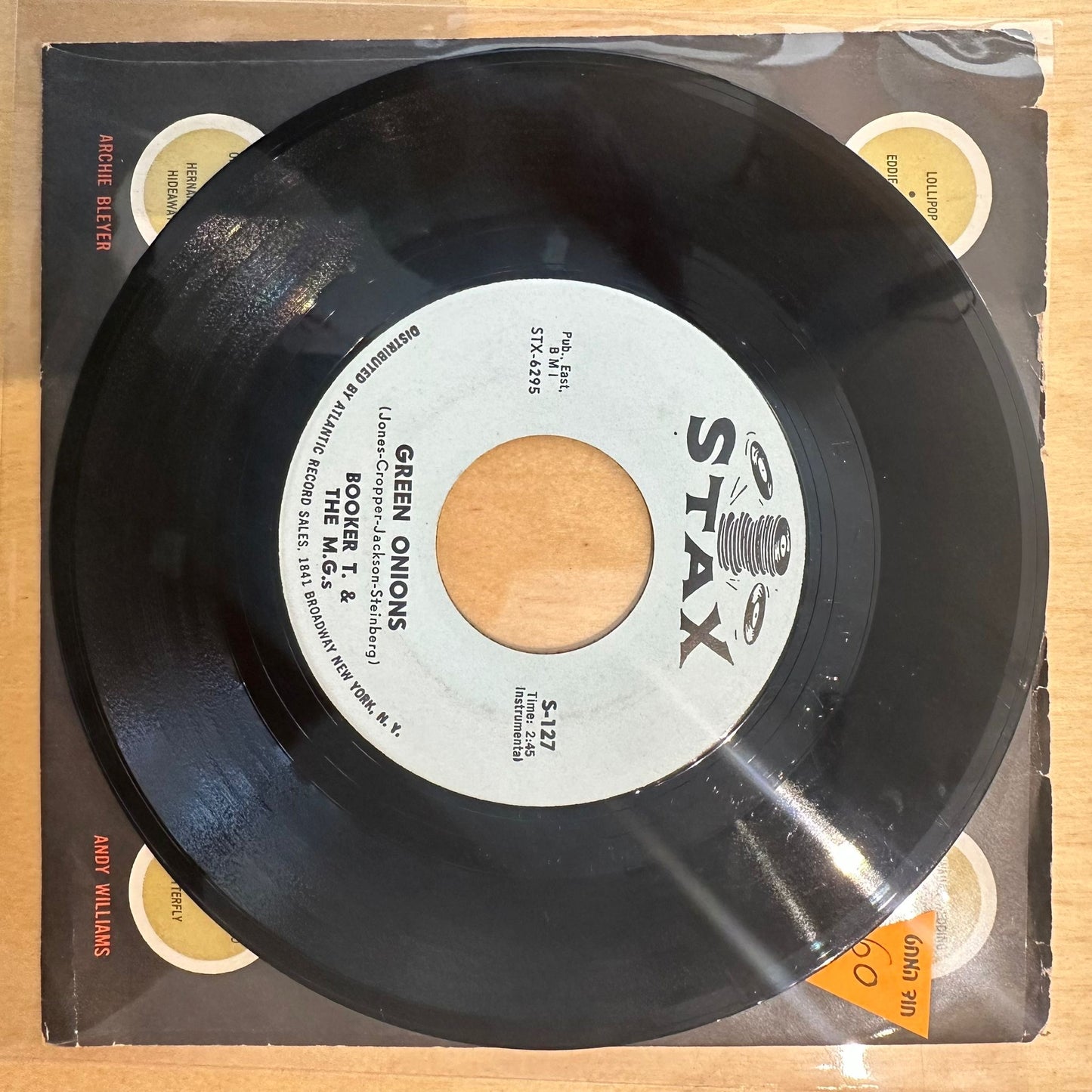 Booker T. & The M.G.s — Green Onions / Behave Yourself 7"