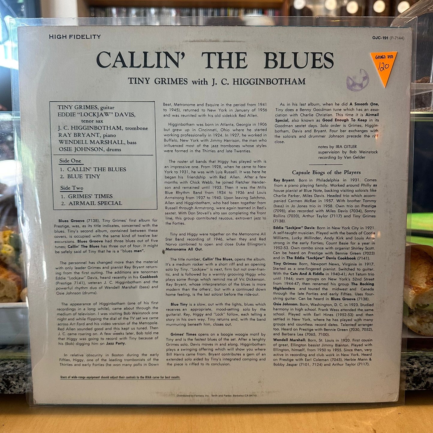 Tiny Grimes With J.C. Higginbotham - Callin' The Blues