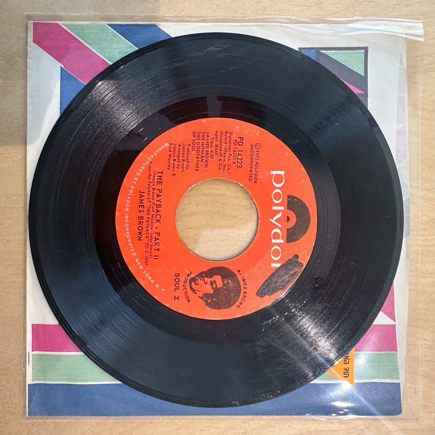James Brown — The Payback 7"